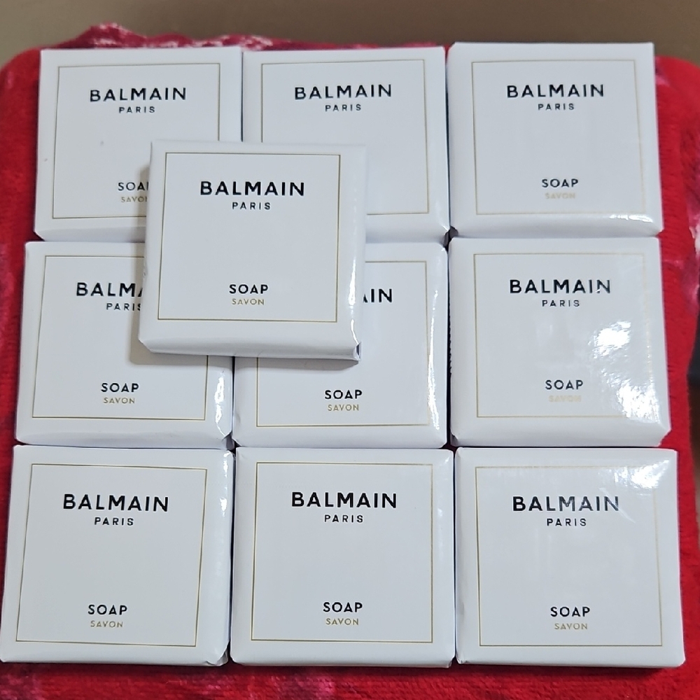 Balmain Paris Hand Soap Ten Tablets New
